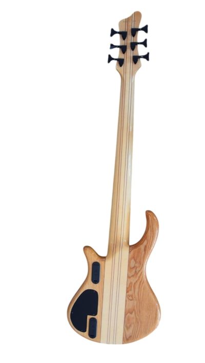 Custom Onyx Setius Gray Flamed Maple Bass Multi Scale Fanned Frets - Image 14
