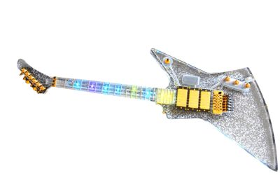 Custom Crown Plexiglass Acrylic Led Guitar - Image 8