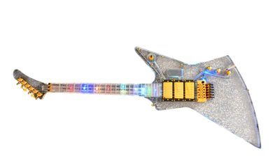Custom Crown Plexiglass Acrylic Led Guitar - Image 12