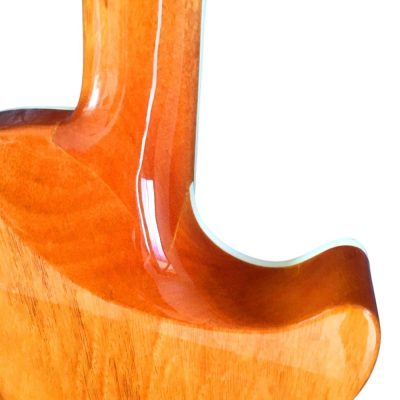 Custom Crown Teal Aqua Tiger Maple Top Guitar - Image 16
