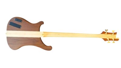 Custom Nova 4004 LK Natural Satin Carved Walnut Bass - Image 7