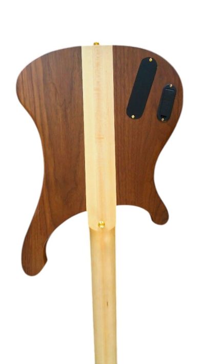 Custom Nova 4004 LK Natural Satin Carved Walnut Bass - Image 9