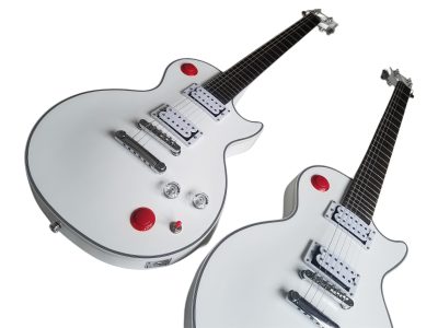 Custom Crown Alpine White Buckethead Guitar Push Button Kill Switch - Image 6