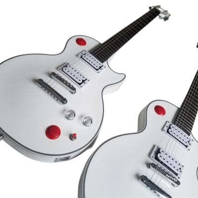 Custom Crown Alpine White Buckethead Guitar Push Button Kill Switch - Image 6