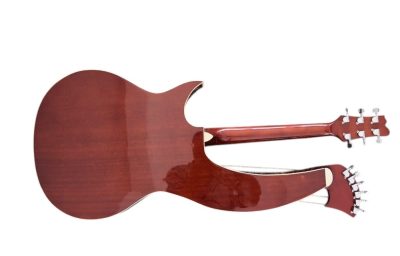 Custom Eclipse Harp Double Neck Natural Finish Acoustic Guitar - Image 4