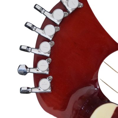 Custom Eclipse Harp Double Neck Natural Finish Acoustic Guitar - Image 5