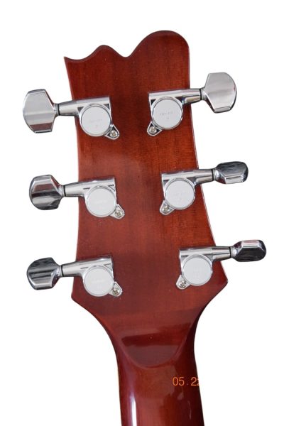 Custom Eclipse Harp Double Neck Natural Finish Acoustic Guitar - Image 6