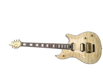Custom Lazu Wolfgang Quilted Maple Top Tremolo Guitar - Image 4