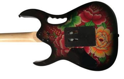 Custom Axis SVAI 1989 Jem Lotus Floral Pattern Guitar - Image 3