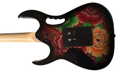 Custom Axis SVAI 1989 Jem Lotus Floral Pattern Guitar - Image 6
