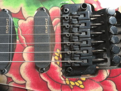 Custom Axis SVAI 1989 Jem Lotus Floral Pattern Guitar - Image 7