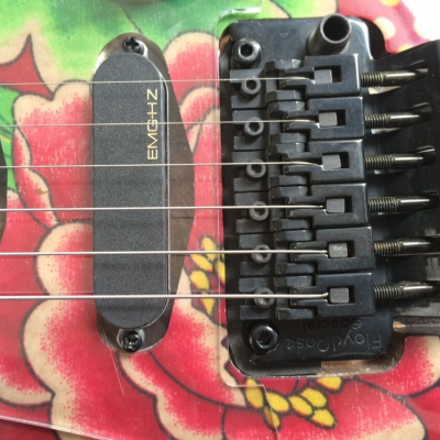Custom Axis SVAI 1989 Jem Floral Pattern Guitar - Image 7