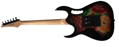 Custom Axis SVAI 1989 Jem Lotus Floral Pattern Guitar - Image 8