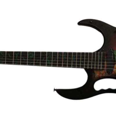 Custom Axis SVAI 1989 Jem Floral Pattern Guitar - Image 9