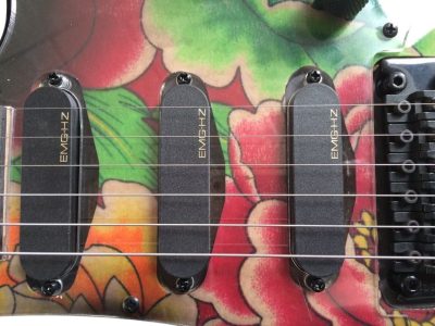 Custom Axis SVAI 1989 Jem Lotus Floral Pattern Guitar - Image 10