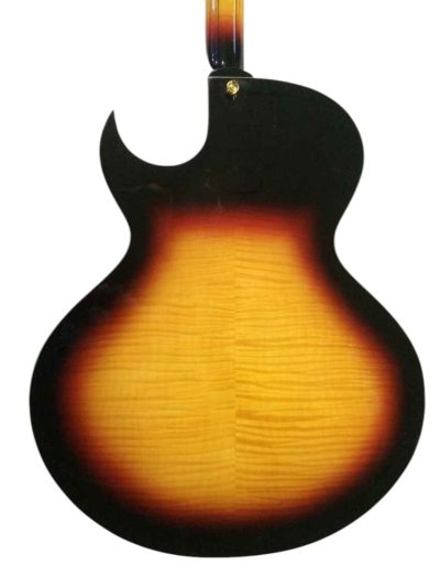 Custom Crown ES175 Vintage Sunburst Hollow Body Archtop Florentine Cutaway P90 Pickups Guitar - Image 4
