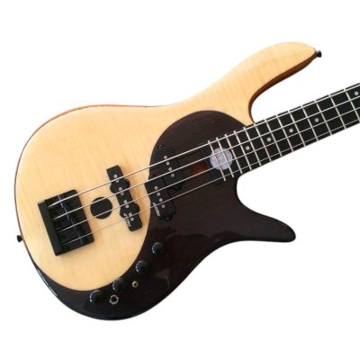 Custom Solis Yin Yang Deluxe 4 String Bass Dual Tone Wood