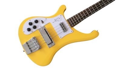 Custom Nova Chris Squire TV Yellow Neck Thru Left Handed Bass