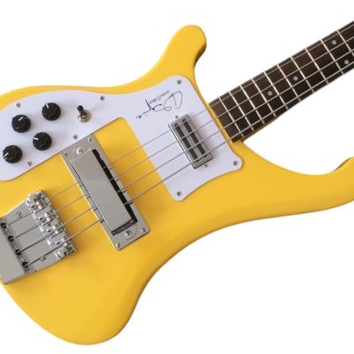 Custom Nova 4001 Chris Squire TV Yellow Neck Thru Left Handed Bass