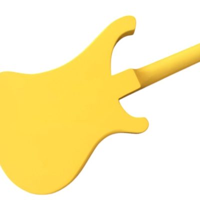 Custom Nova 4001 Chris Squire TV Yellow Neck Thru Left Handed Bass - Image 8