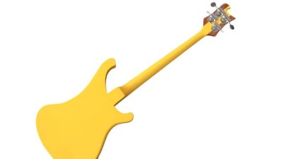 Custom Nova Chris Squire TV Yellow Neck Thru Left Handed Bass - Image 9