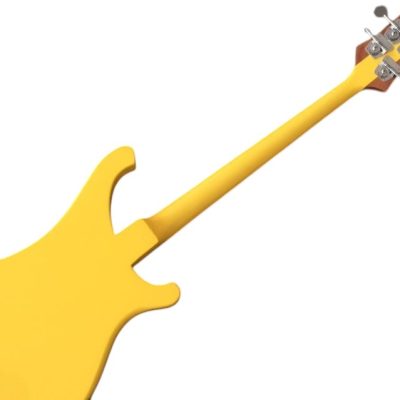 Custom Nova 4001 Chris Squire TV Yellow Neck Thru Left Handed Bass - Image 9