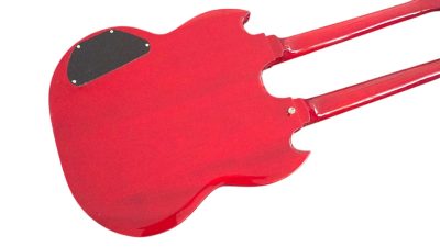 Custom Crown SG Jimmy Page Cherry Red Double Neck 12 and 6 String EDS1275 Guitar - Image 6