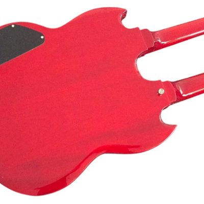 Custom Crown SG Jimmy Page Cherry Red Double Neck 12 and 6 String EDS1275 Guitar - Image 6