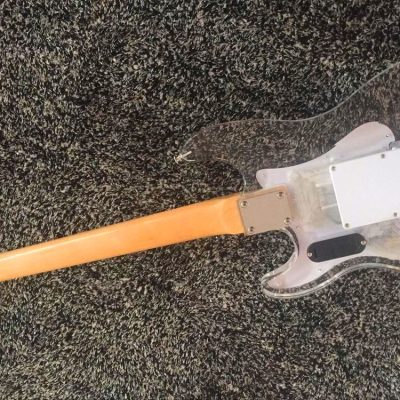 Custom Regent ST Plexiglass Acrylic Multi Colored LED Guitar - Image 7
