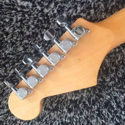 Custom Regent ST Plexiglass Acrylic Multi Colored LED Guitar - Image 8
