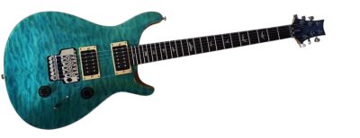 Custom Monarch 24 Turquoise Quilted Maple Top Guitar - Image 2