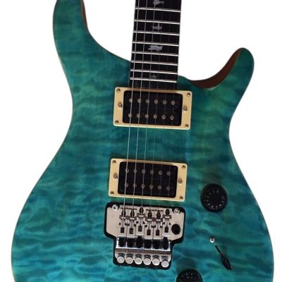 Custom Monarch 24 Turquoise Quilted Maple Top Guitar