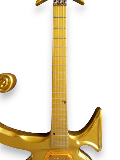 Custom Ember Prince Love Gold Guitar - Image 6