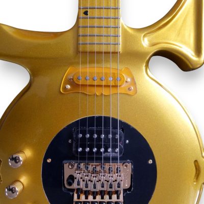 Custom Ember Prince Love Gold Guitar - Image 5