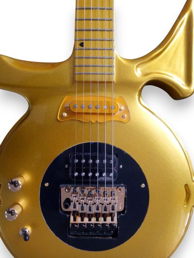 Custom Ember Prince Love Gold Guitar - Image 5