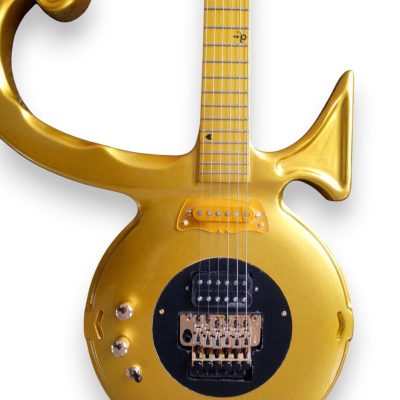 Custom Ember Prince Love Gold Guitar - Image 4
