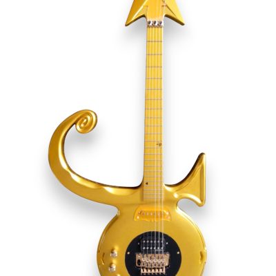 Custom Ember Prince Love Gold Guitar