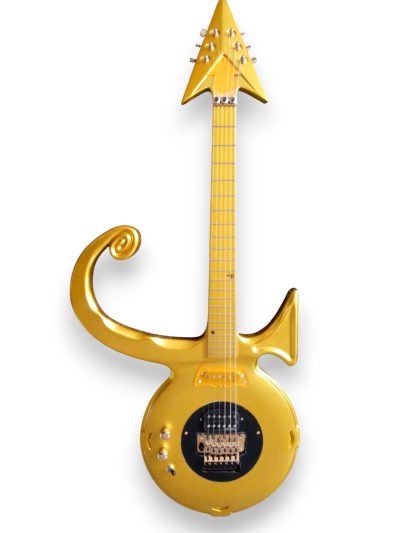 Custom Ember Prince Love Gold Guitar