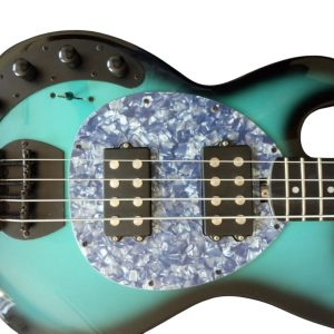 Alternative view of Custom Aether Stingray Teal Blackburst 4 String Bass