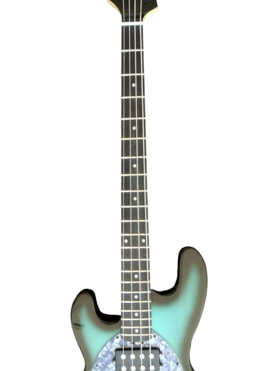 Custom Aether Sting Teal Blackburst 4 String Bass - Image 7
