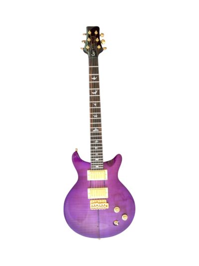 Custom Monarch Santana Retro Purple Violet Guitar - Image 2