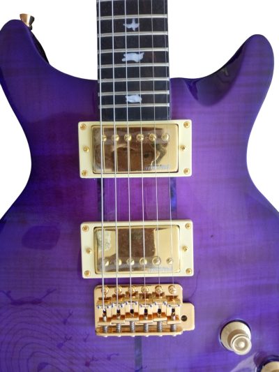 Custom Monarch Santana Retro Purple Violet Guitar - Image 6