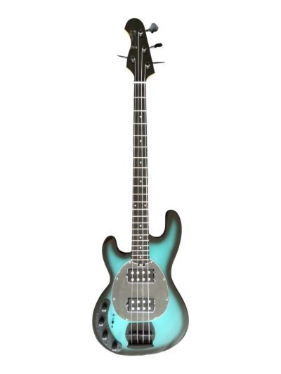 Custom Aether Sting Teal Blackburst 4 String Bass - Image 10