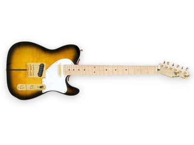 Custom Regent Merle Tuff Dog Sunburst Guitar - Image 2