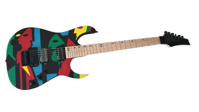 Custom Axis JPM100 Abstract Design I Picasso Electric Guitar - Image 4