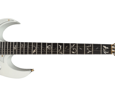 Custom Axis SVAI Left Handed White Electric Guitar - Image 6