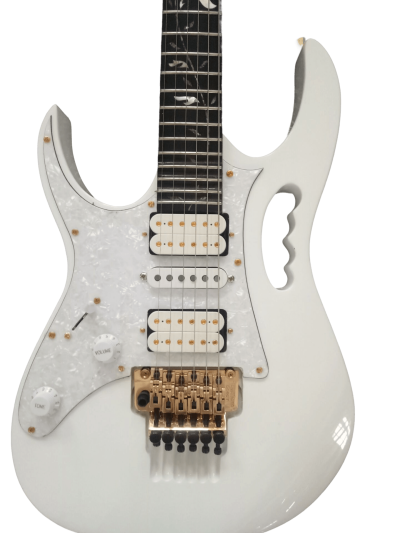 Custom Axis SVAI Left Handed White Electric Guitar