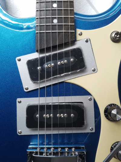 Custom Sapphire Ventures Blue Guitar - Image 8