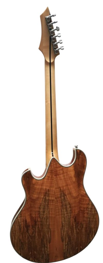 Custom Vesper Languedoc Region G2 Spalted Fhole Koa Electric Guitar - Image 2