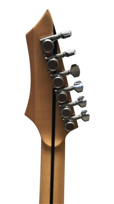 Custom Vesper Languedoc Region G2 Spalted Fhole Koa Electric Guitar - Image 3